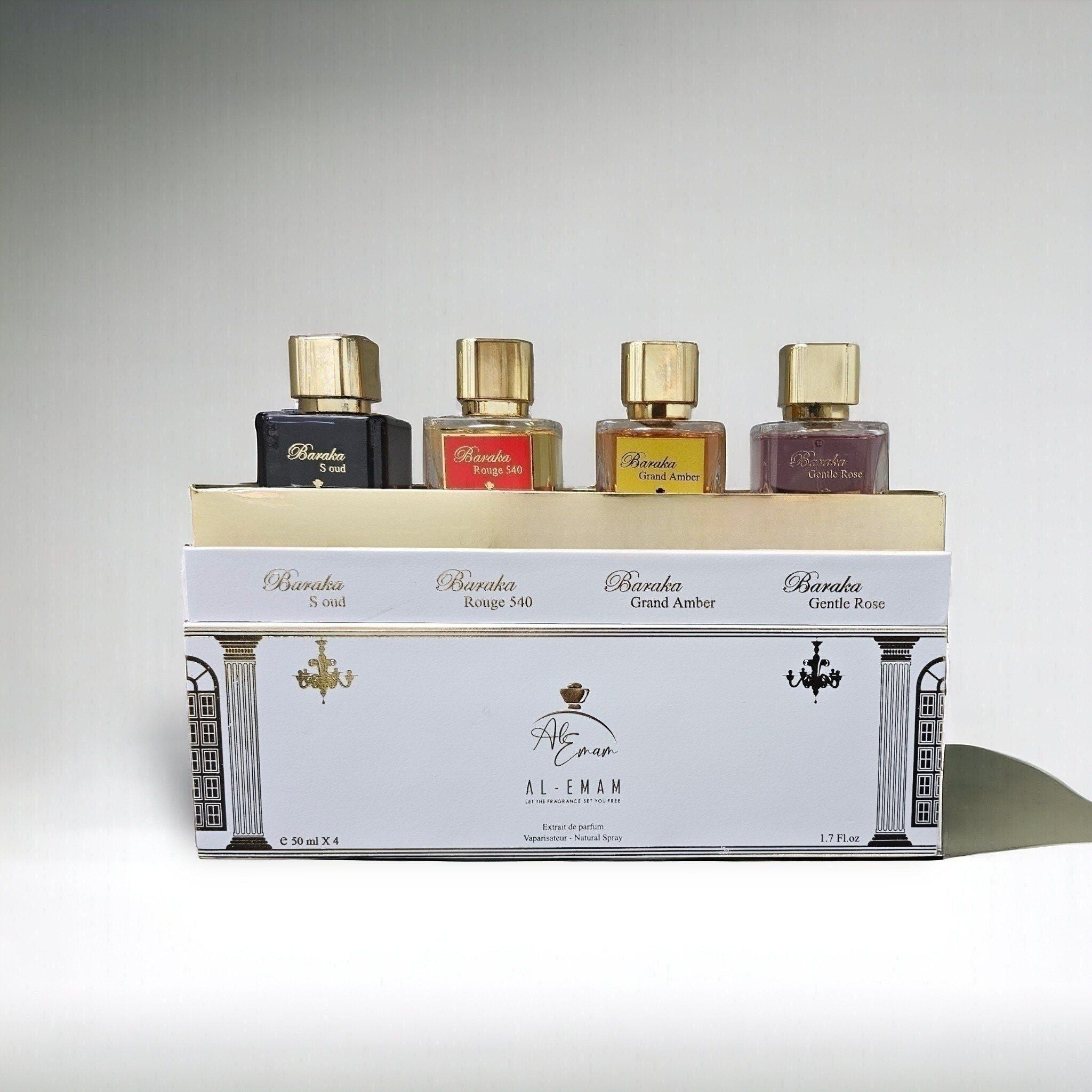 Al-Emam 4 Piece Perfume Gift Set (4 x 50ml Extrait de Parfum) - fragrance