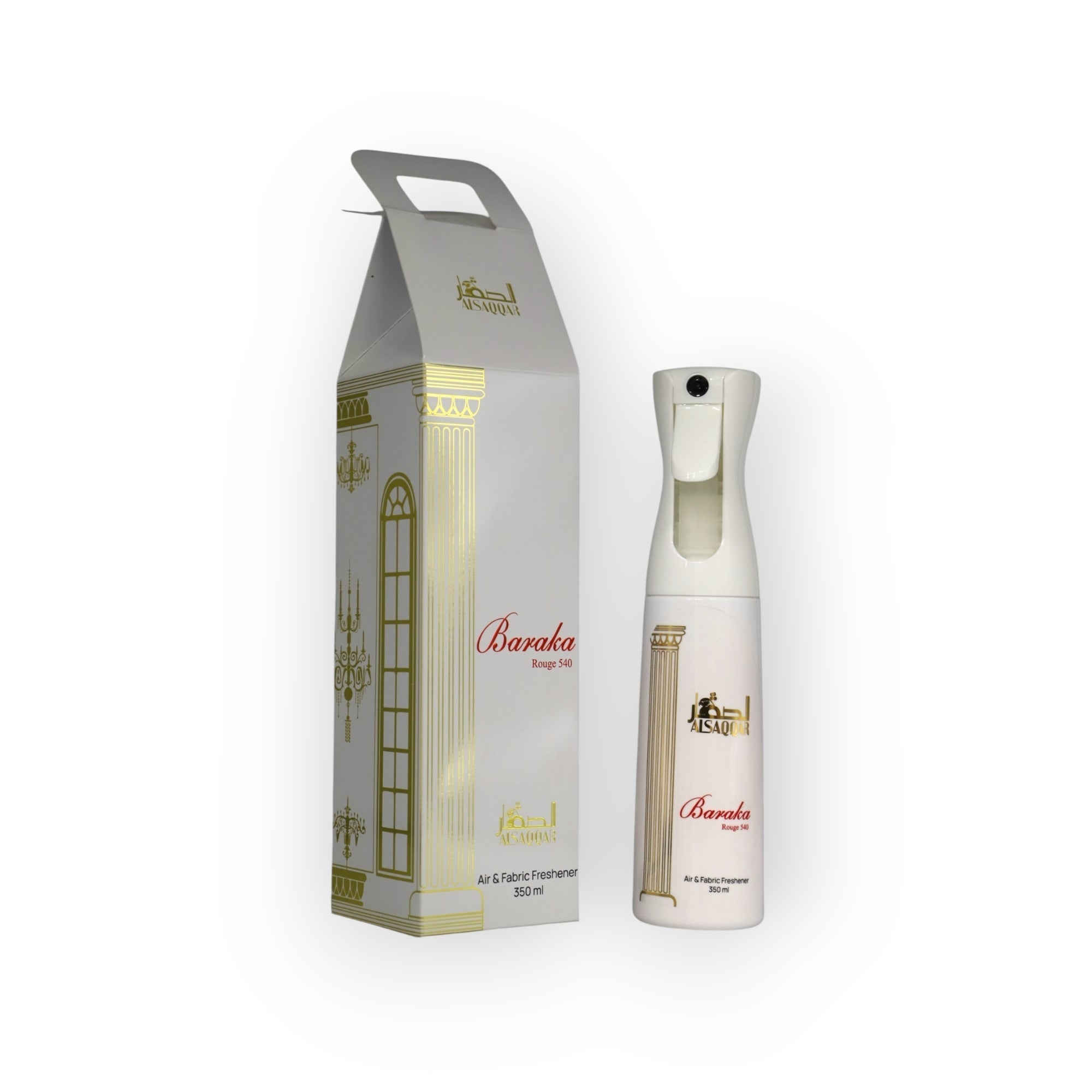 BARAKA 350ml Fabric Freshener by ALSAQQAR - fragrance