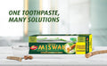 Dabur Miswak toothpaste 190gm with free toothbrush pack of 6 - Beauty