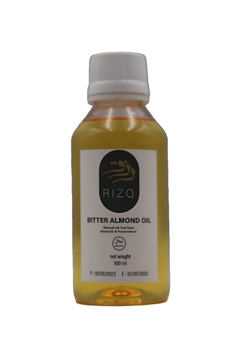 Natural Bitter Almond oil by RIZQ For hair & body - Hair oil