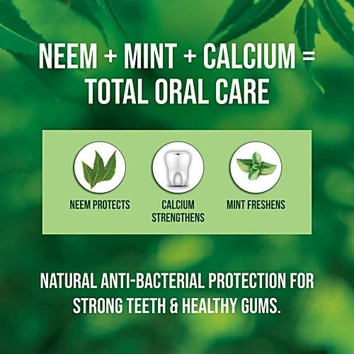 Neem active toothpaste 150G with free toothbrush pack of 12 - Beauty