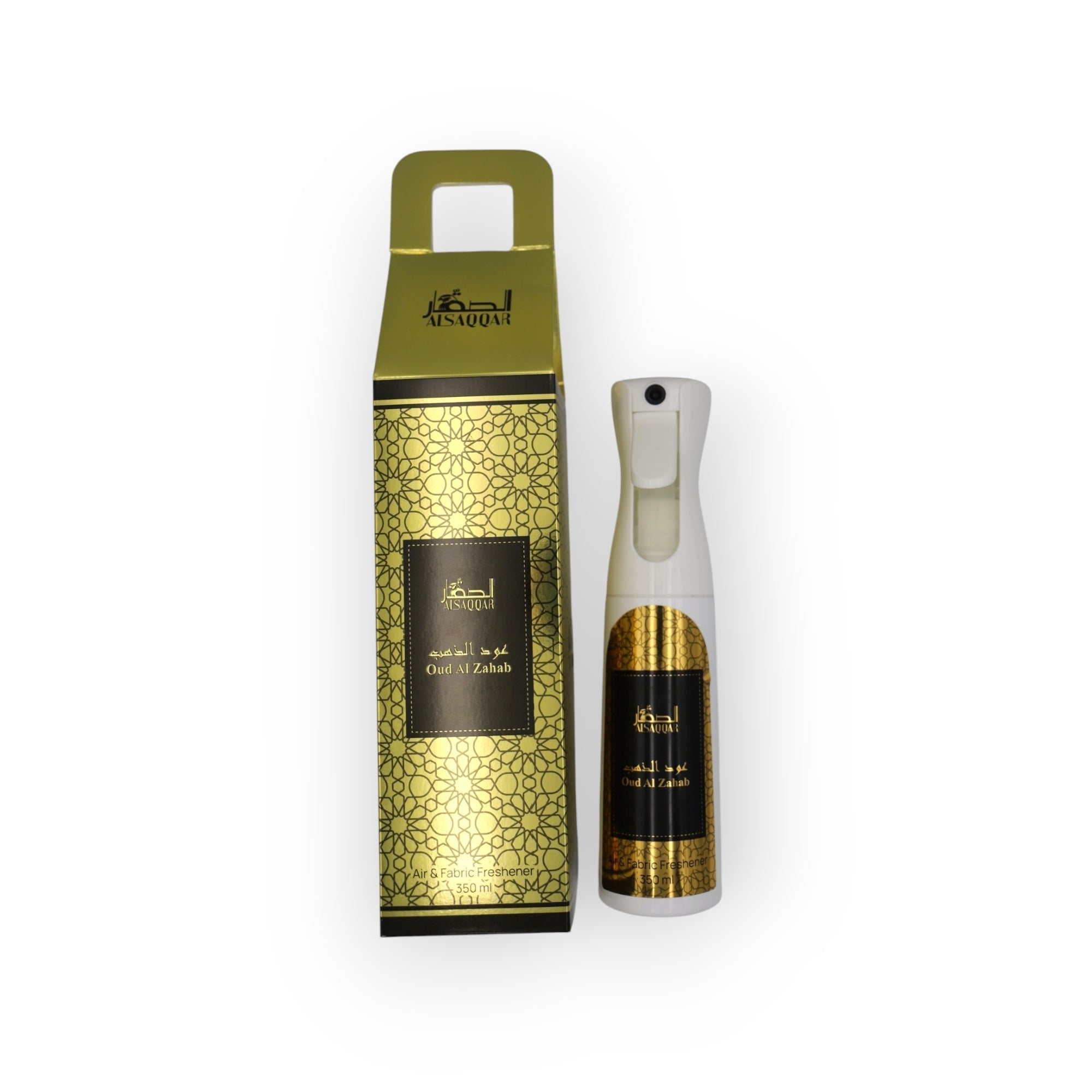 OUD ALZAHAB 350ml Fabric Freshener by ALSAQQAR - fragrance